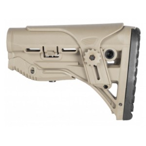 Приклад FD GL-Shock STYLE с подщечником (TAN) [STRIKE GEAR]